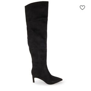 Marc Fisher Qulie Black Over-the-Knee Boots